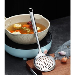 Berglander Skimmer, Stainless Steel Strainer, Cooking Skimmer, Slotted Spoons, For Cooking, Strainer Spoon, Metal Kitchen