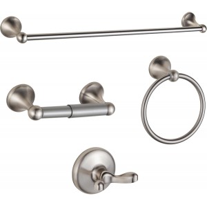 BGL Bathroom Accessory Set, Brushed Nick...