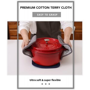 Joyhalo 4 Pack Pot Holders for Kitchen Clearance, Hot Pads for Kitchen, Countertops, Oven Pot Holders Bulk, Potholders Sets for Kitchens Heat Resistant, Grey