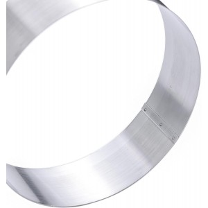 Large Round Cake Ring Set-4/6/8 Inch Biscuit Cutter Stainless Steel Circle Pancake Mold English Muffin Ring