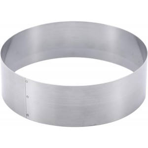 Large Round Cake Ring Set-4/6/8 Inch Biscuit Cutter Stainless Steel Circle Pancake Mold English Muffin Ring