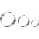 Large Round Cake Ring Set-4/6/8 Inch Biscuit Cutter Stainless Steel Circle Pancake Mold English Muffin Ring