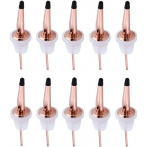 Bottle Pourers-10 Pcs Stainless Steel Wi...