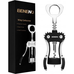 Beneno Wine Opener, Zinc Alloy Premium W...