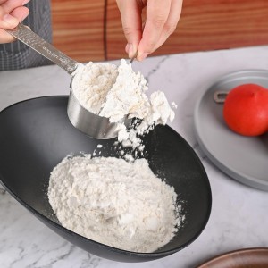 Smithcraft Measuring Cups 5pcs Stainless Steel Measuring Cups Set 18/8 (304) Steel Material Heavy Duty Measurer cups Color Silver (Siliver-5cups+1ring)