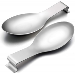Spoon Rest Set of 2, E-far Stainless Ste...