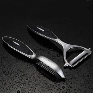 Vegetable, Apple Peelers for kitchen, Fruit, Carrot, Veggie, Potatoes Peeler, Y-Shaped and I-Shaped Stainless Steel Peelers, with Ergonomic Non-Slip Handle & Sharp Blade, Good Sturdy (2PCS)