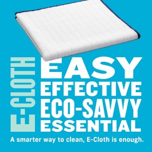 E-Cloth Reusable Paper Towel Replacement Cloth, Premium Microfiber Cleaning Cloths Ideal for Cleaning Up Spills on Countertops, Alternative to Paper Towels, 100 Wash Guarantee, 4 Count