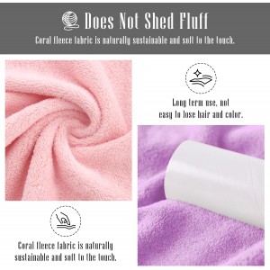 24 Pack Kitchen Dishcloths - Does Not Shed Fluff - Reusable Dish Towels, Dish cloths, Super Absorbent Coral Fleece Cleaning Cloths, Nonstick Oil Washable Fast Drying, 7 x 9 Inch (Multicolor)