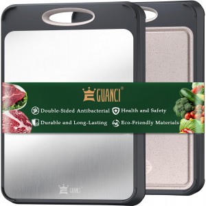 GUANCI Cutting Board for Kitchen, Stainl...