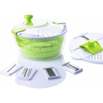 7 in 1 Multifunction Kitchen Gadget set 4L Salad Spinner Vegetable Dryer Grater Slicer