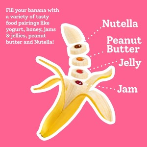 Banana Loca® Kitchen Gadget - Core & Fill A Banana While Still In Its Peel