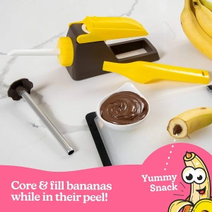 Banana Loca® Kitchen Gadget - Core & Fill A Banana While Still In Its Peel