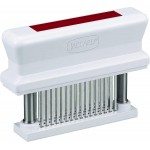 Jaccard 200348R, 48 Blade Durable Meat Tenderizer with Stainless Steel Razor Sharp Needle, Cooking Gadget for Tenderizing Chicken, Beef, Pork, Veal, BBQ, Red