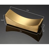 Chopsticks Holder Rest - 8 Packs, 304 Stainless Steel Chopstick Holder, Chopsticks Stand, Knife Fork Spoon Rest for Tableware Kitchen, Golden