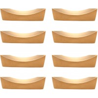 Chopsticks Holder Rest - 8 Packs, 304 Stainless Steel Chopstick Holder, Chopsticks Stand, Knife Fork Spoon Rest for Tableware Kitchen, Golden