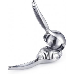 Lemon Squeezer, Lemon Squeezer Juicer, Citrus Juicer Handheld, Metal Lemon Hand Press, Lime Squeezer Bar Tool, Manual Citrus Press w/Stainless Steel Zester
