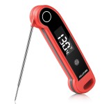 SMARTRO ST49 Digital Thermocouple Instant-Read Meat Thermometer with Ambidextrous Backlit for Food, Grilling, BBQ, Kitchen Cooking, Oil Deep Frying and Candy