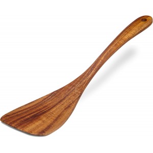 Wooden Spatula Nonstick Turner Acacia Wo...