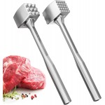 Meat Tenderizer 1 pcs Aluminium Mallet Dual-Sided - Tenderizer Tool Kitchen Pounder - Home Hammer for Tenderizing Ice Steak Stainless Veal & Chicken Safe Beater 1309479