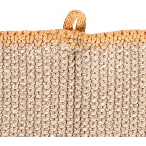 Creative Co-Op Square Cotton Knit (Set of 2) Dish Cloth, Multi (DF3785)