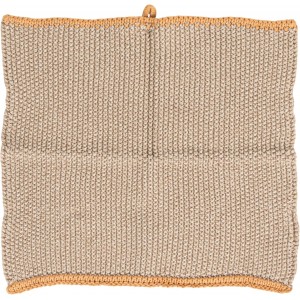 Creative Co-Op Square Cotton Knit (Set of 2) Dish Cloth, Multi (DF3785)