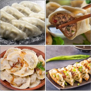 3 Pieces Dumplings Maker Dumpling Molds with 3 Pieces Dumpling Skin Maker in 10 Cm/ 9.5 Cm/ 8 cm Dumpling Wrapper Cutter Pie Ravioli Empanada Press Mold for Chinese New Year Kitchen