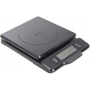 OXO Good Grips 5-lb Kitchen Scale with Pull-Out Display, Black