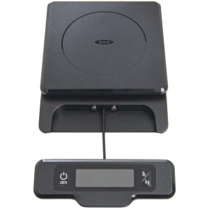 OXO Good Grips 5-lb Kitchen Scale with Pull-Out Display, Black