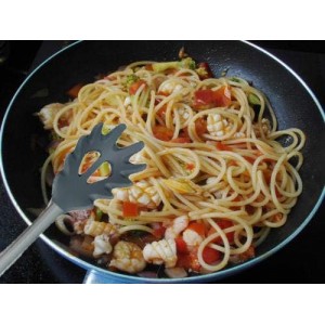 Silicone Pasta Fork, Spaghetti Server, Professional Pasta Server Spoon Heat Resistant Noodle Spoon, Spaghetti Strainer Best Cooking Tools