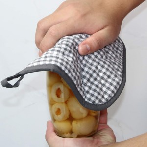 5 PCS Pot Holders for Kitchen, Cotton Potholers with Great Heat Resistance, Hot Pads, Trivets for Cooking and Baking Blue