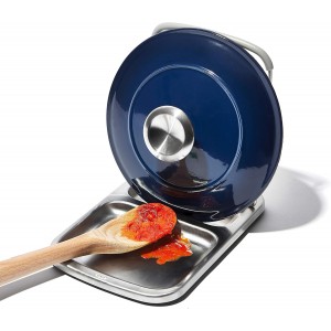 OXO Good Grips Stainless Steel Spoon Rest with Lid Holder