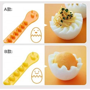 2 Pieces Egg Slicer,Egg Cutter,Egg Cutter for Hard Boiled Eggs,Cute Shape for Children's Bento Lunch Dishwasher Safe and Easy to Clean 2 Slicing Styles
