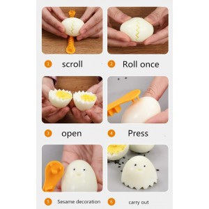 2 Pieces Egg Slicer,Egg Cutter,Egg Cutter for Hard Boiled Eggs,Cute Shape for Children's Bento Lunch Dishwasher Safe and Easy to Clean 2 Slicing Styles