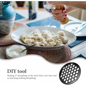 Russian Maker Dumplings Mold Metal Ravioli Maker Black