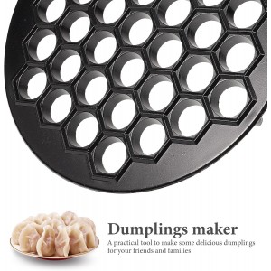 Russian Maker Dumplings Mold Metal Ravioli Maker Black