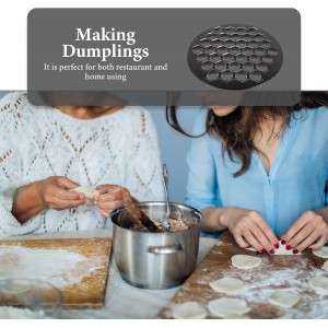 Russian Maker Dumplings Mold Metal Ravioli Maker Black