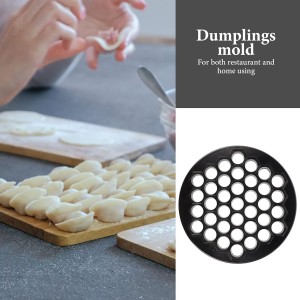 Russian Maker Dumplings Mold Metal Ravioli Maker Black