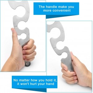 Spaghetti Pasta Measurer Tool with 4 Serving, Stainless Steel Spaghetti Measure Portion Control Gadgets for Kitchen Cooking Tool