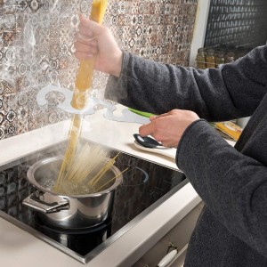 Spaghetti Pasta Measurer Tool with 4 Serving, Stainless Steel Spaghetti Measure Portion Control Gadgets for Kitchen Cooking Tool