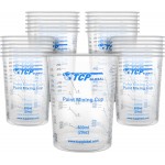 TCP Global 20 oz. (600ml) Graduated Plastic Mixing Cups - Box of 25 - Disposable Plastic Measuring Cups for Liquids, Paints, Resin, Epoxy, Art, Kitchen - Ratios 2-1, 3-1, 4-1 ML