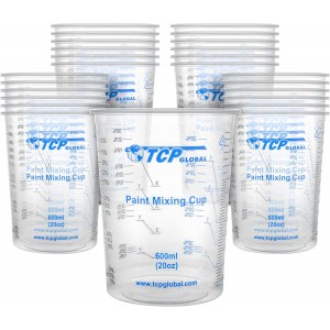 TCP Global 20 oz. (600ml) Graduated Plas...