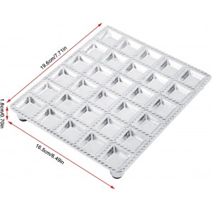 Dumpling Mould, Stainless Steel Ravioli Maker Pelmeni Maker 30 Holes Dumpling Maker Effortless Time Saving Dumpling Making