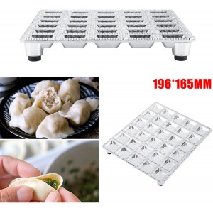 Dumpling Mould, Stainless Steel Ravioli Maker Pelmeni Maker 30 Holes Dumpling Maker Effortless Time Saving Dumpling Making
