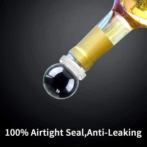 Wine Bottle Stoppers 24 Pack Wine Saver with Unbreakable Acrylic Wine Stopper for Decanter Beverages Champagne Liquors Oils Diffuser Bottles