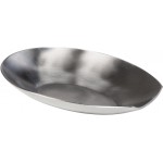 Oggi Spooner Satin Finish Stainless Steel Spoon Rest, Set of 2
