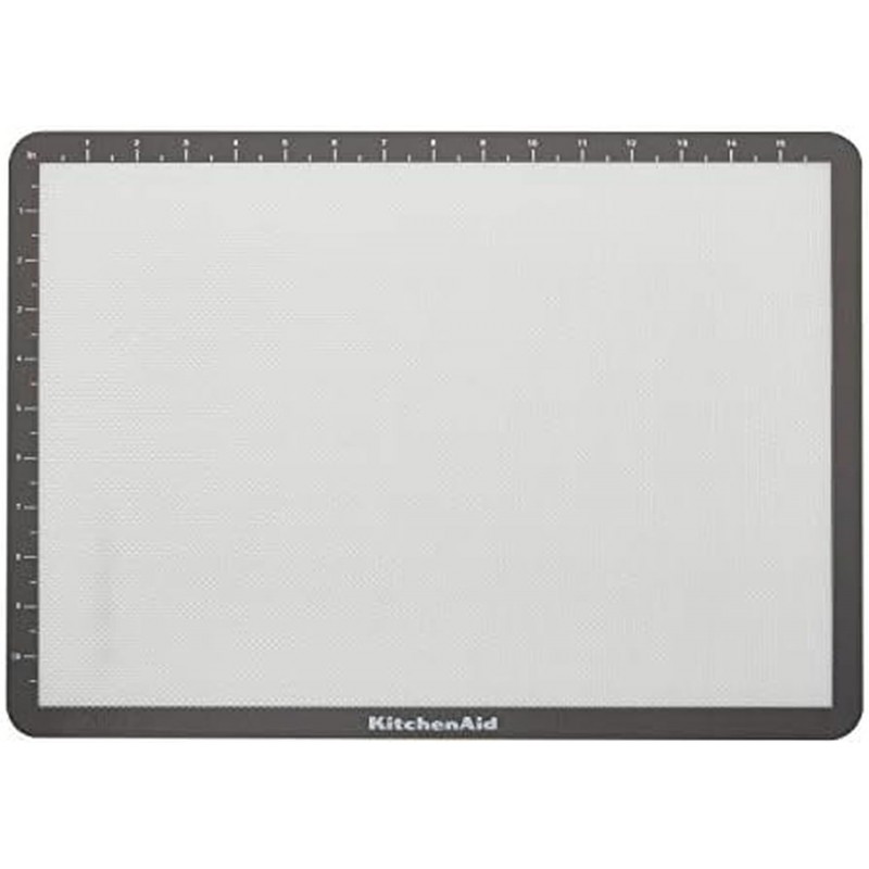 KitchenAid Silicone Large Baking Mat, 12x17-Inch, Gray