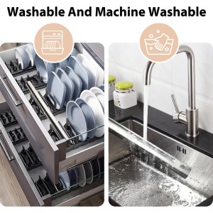 Adjustable Rolling Pin with Thickness Rings for Baking -Non Stick Stainless Steel Dough Roller Pin with Bands for Cookie,Wood,Wooden and Bread (Grey, 15.8 '')