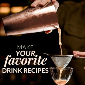 Zulay Cocktail Shaker Set - Stainless Steel Mixed Drink Shaker - Martini Shaker Set with Build in Strainer, Double Sided Jigger & Muddler Combo Mixing Spoon - Pro Margarita Shaker - Large 24oz