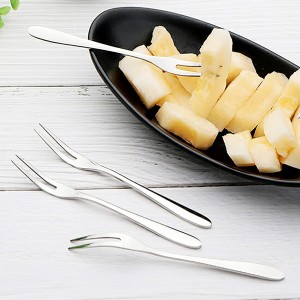 6Pcs Professional Escargot Forks, Mini Forks for Oyster and Shellfish, Appetizers Tasting Forks, Cocktail Fruit Forks